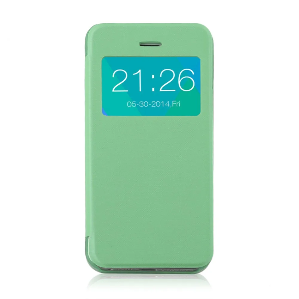 

Ultra Thin Luruxy Mobile Phones Smart Flip Case Cover Hard Back Protecting Shell For IPhone5 5S SE 7
