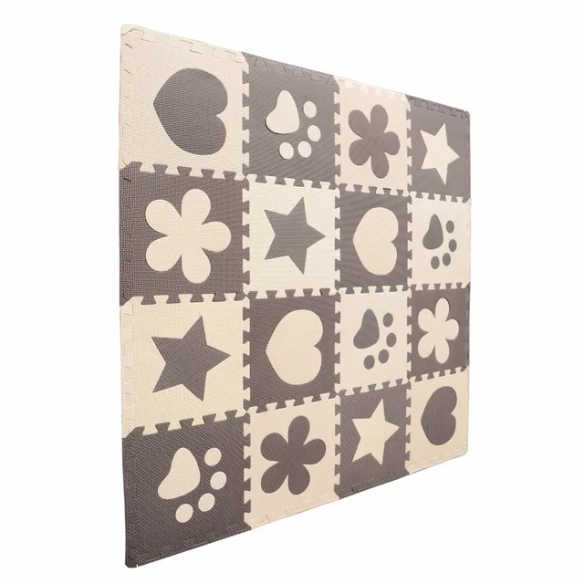 16pcs Eva Foam Puzzle Baby Play Mats Playroom Bedroom Rugs 16pcs Eva Foam Puzzle Baby Play Mats Playroom Bedroom Rugs Interlocking Exercise Tiles Kids Floor Carpet 30x30x1cm Uni