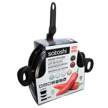 

Frying pan SATOSHI PAN cooking pot for kitchen ham maker pots and pans a set of pans utensils for kitchen 846-433\434