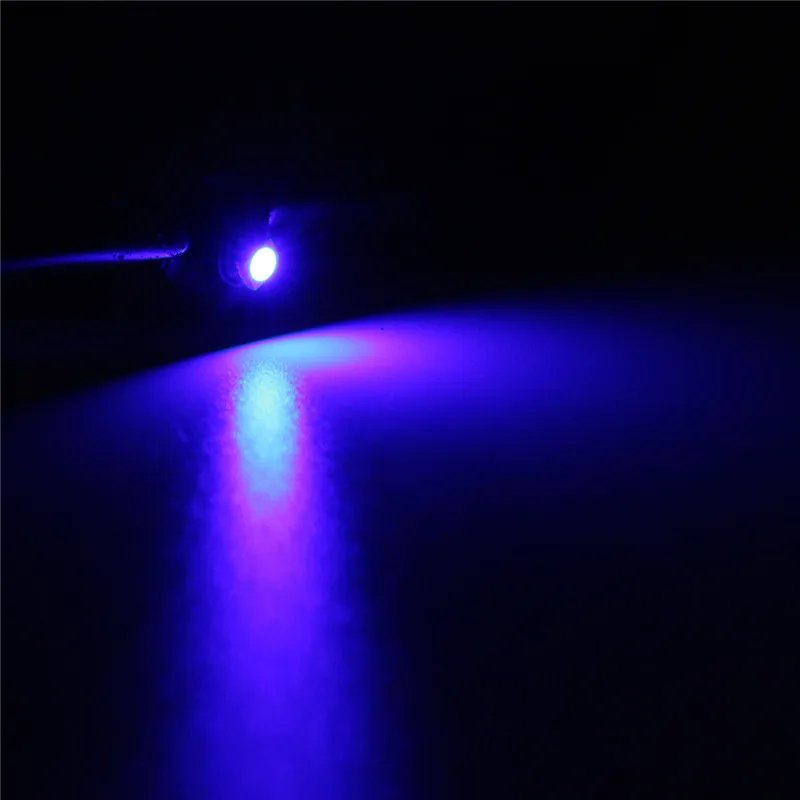 Синий 10 шт. автомобиль RGB T4 T4.2 Нео Клин 1-SMD светодио дный приборной тире лампочки для автомобиля лодке - Испускаемый цвет: Синий