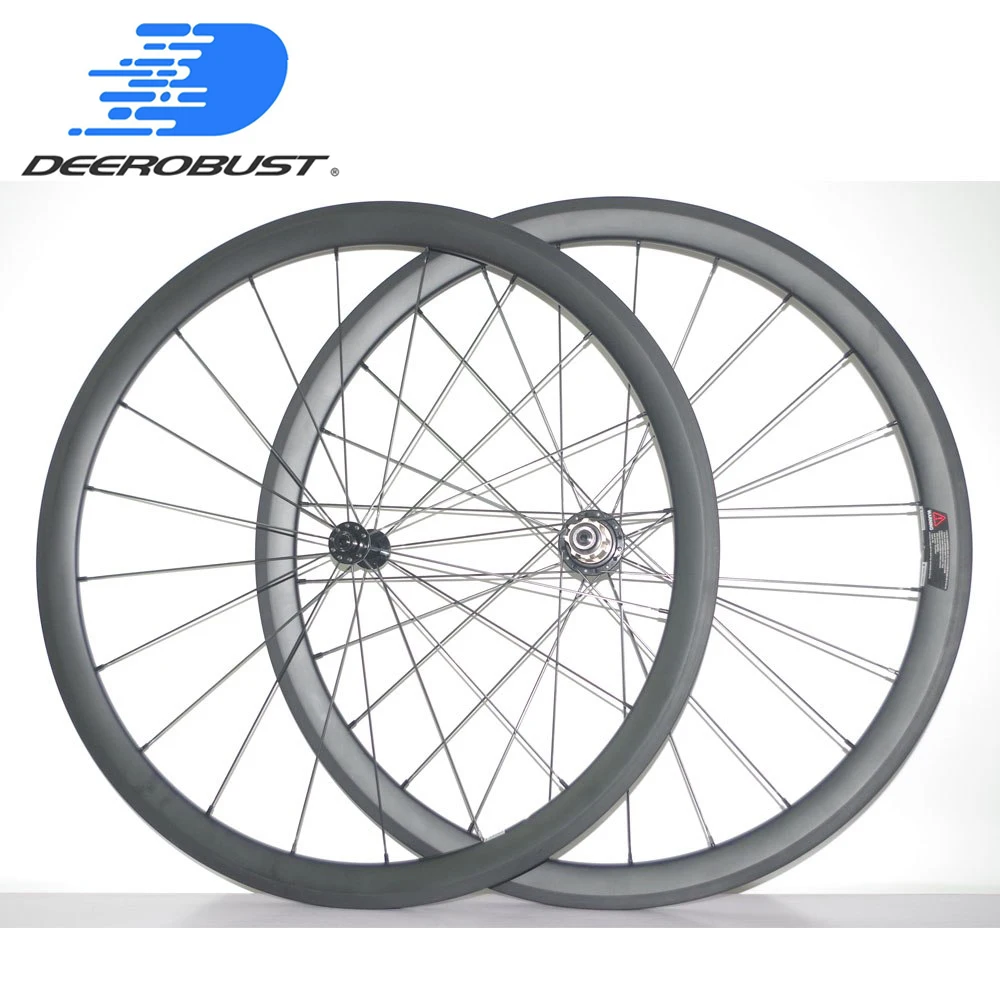 

1062g 700c 38mm Carbon Tubular Road Bike Wheels 2:1 Rear Spoke Ratio Bicycle Wheel set Bitex Hubs 20/24H 20 24 holes UD Matte