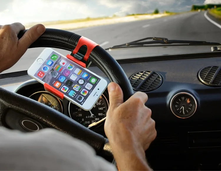 Universal Car Steering Wheel Phone Socket Holder For Xiaomi Redmi Note