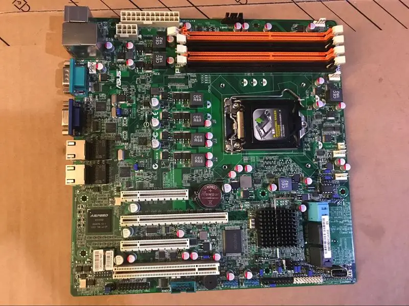 LGA1155 For ASUS P8B-M Original Used server C204 1155 Motherboard ECC REG DDR3 USB2.0 SATA3 M-ATX | Компьютеры и офис