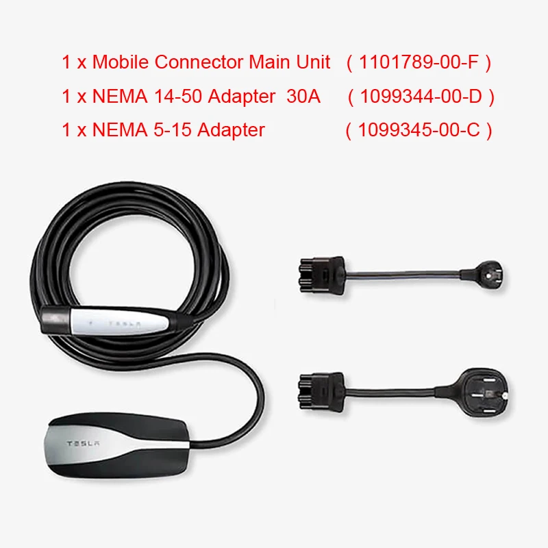 

Universal Mobile Connector Charger Charging Cable for Tesla Model S 1101789-00-F 30A