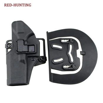 

Tactical CQC Gun Holster Left Handed Waist Paddle Belt Holster for Pistol SIG P226/M9/GLOCK 17