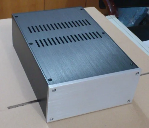 JC2210A серебристый полностью алюминиевый корпус/чехол Мини-усилителя/внешний