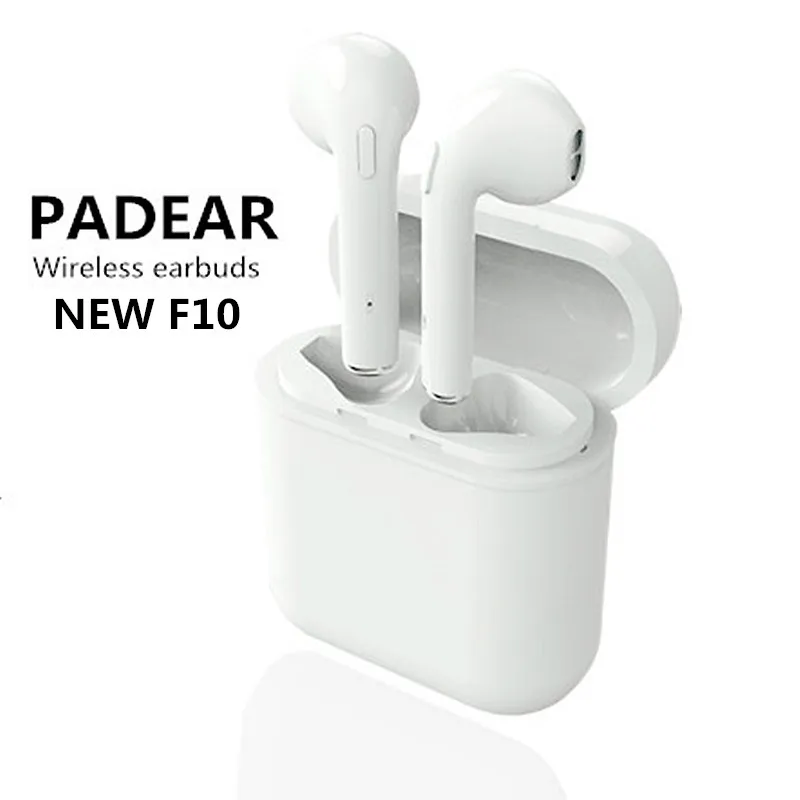 

New Padear F10 Earphones Wireless Bluetooth Earbuds In-Ear Earphone Microphone for Iphone 6/7/8 plus Apple Android