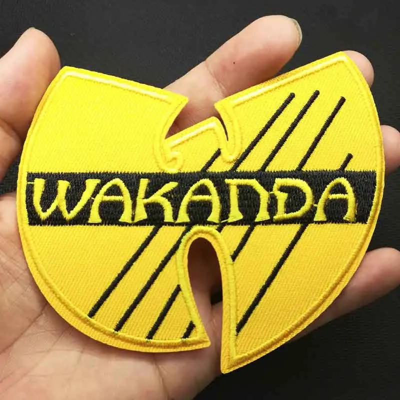 Черная пантера Wakanda железа на вышитые одежды патчи для одежды наклейки одежды оптом