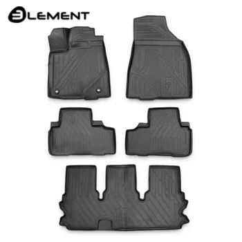 

For Toyota Highlander U50 2014-2019 3D floor mats into saloon 7-seats 5 pcs/set Element CARTYT00003