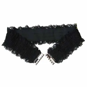 

NEW Black Trendy Sweet Lace Solid Color Elastic Waist Belt For Women 64*7cm