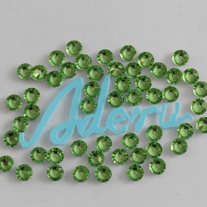 Aderu peridot 729 супер блестящий без свинца кристалл горячей фиксации горный хрусталь