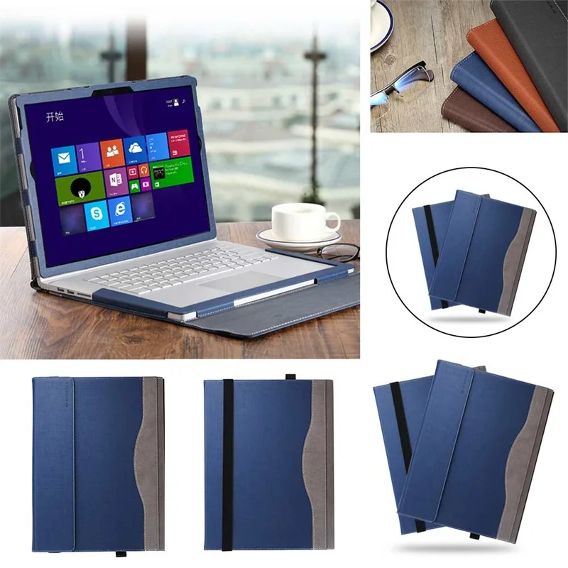 

Detachable PU Leather Flip Stand Cover For Microsoft Surface Book 13.5 inch 2015 Case High Quality Shockproof Magnetic Cover