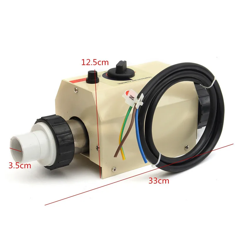 Тепловой насос для бассейна 2 кВт 220 В Электрический бассейн и спа ванна подогреватель воды в ванной термостат 220 В аксессуары для бассейна