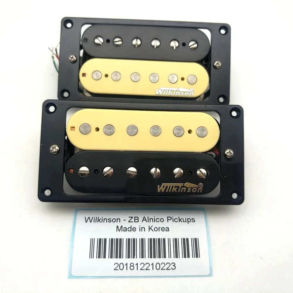 

Original Wilkinson WVH Alnico5 Humbucker Pickups 4c Neck and Bridge Eleciric Guitar Pickups zebra 1 set