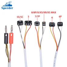 Источник питания постоянного тока для ремонта телефона, Тестовый Кабель для iPhone X, XR, XS, MAX, 8, 7, 6, 6splus, 5, 5C, 5S, инструменты для ремонта 4S