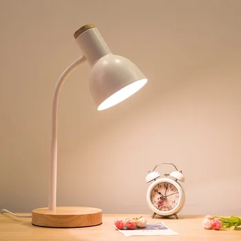 

Learning table lamp modern Nordic style creative table lamp E27 LED table lamp office reading bed home bedroom study lamp