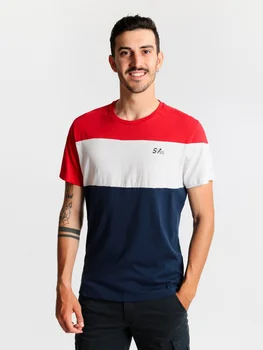 

T-shirt color block Cotton