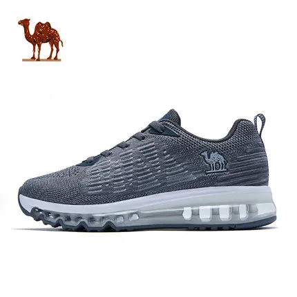 CAMEL/мужские кроссовки для бега с воздушной подушкой; Легкие кроссовки; спортивная обувь для взрослых; спортивная обувь для занятий спортом на открытом воздухе - Цвет: 975Gray-Male