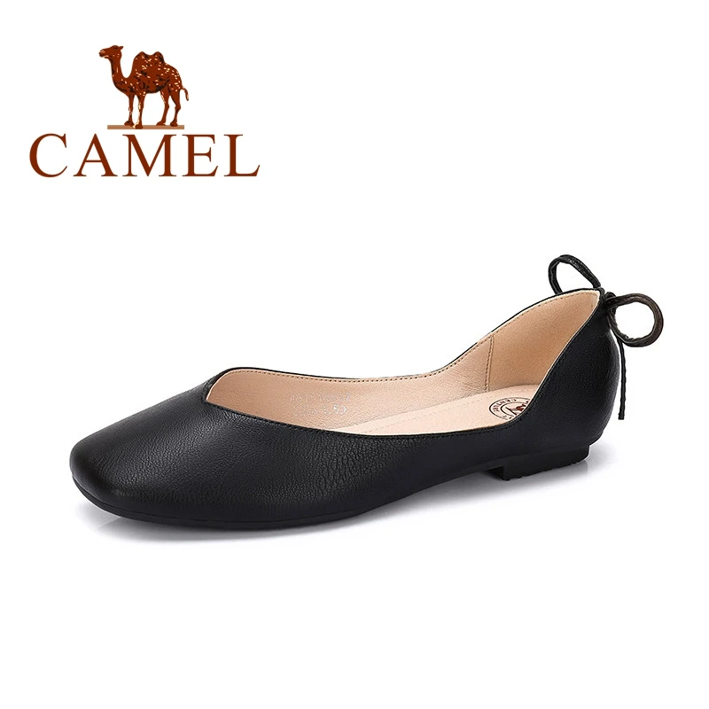 CAMEL/Новинка 2019 года сезон весна повседневная обувь женские балетки тонкие туфли
