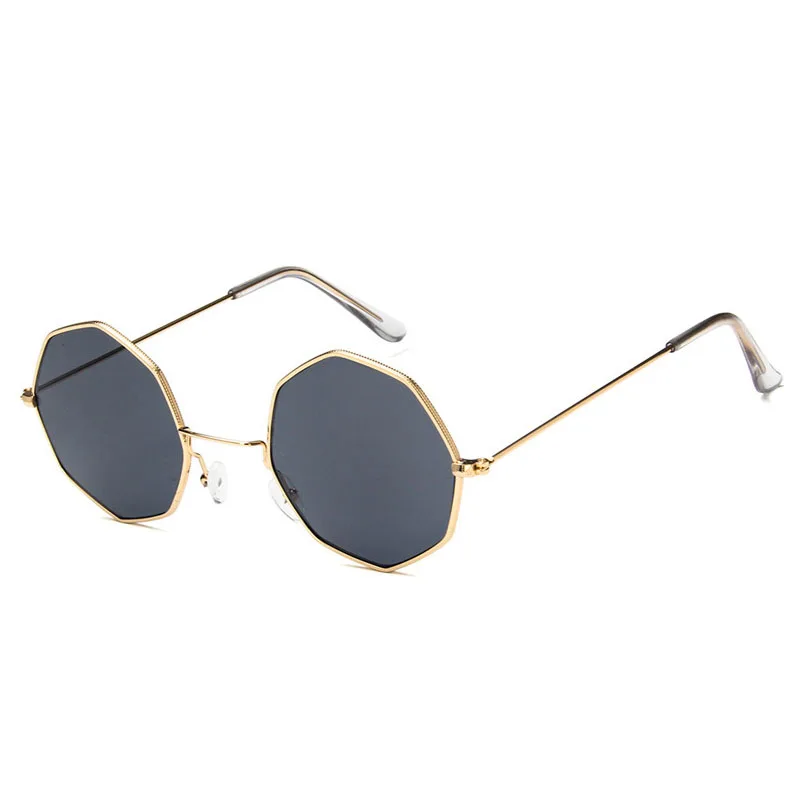 

kepdomsa New Fashion Design Polygonal Sunglasses Brand Women Round Sun glasses Retro Gafas Shades For Lady Vintage Eyewear UV400
