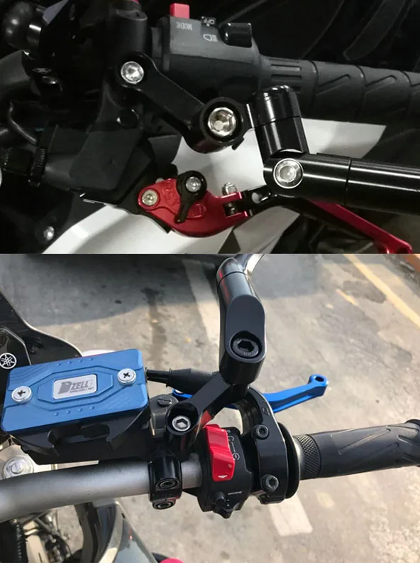Универсальный Болт 10 мм 8 для бокового зеркала заднего вида мотоцикла Honda Kawasaki Yamaha