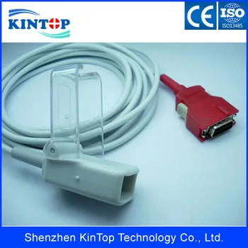 

Free shipping!!! 2pcs/lot Compatible New Reusable 20Pin Red Masimo Rainbow 20pin Rad-7 Rad-8SpO2 extension cable spo2 adapter