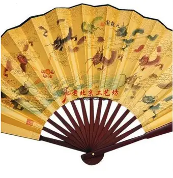 

Chinese gift cloth fan 10-inch folding fan Free shipping