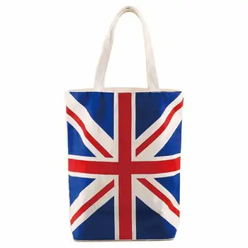 

High-Quality Cotton Bag Flag Canvas Tote Bag Zipper Bag Environmental Single Shoulder