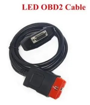 

2pcs red OBD OBDii Cable with LED OBD2 Cable Suit for VD TCS CDP PRO PLUS / multidiag pro diagnostic tool blue for auto cdp