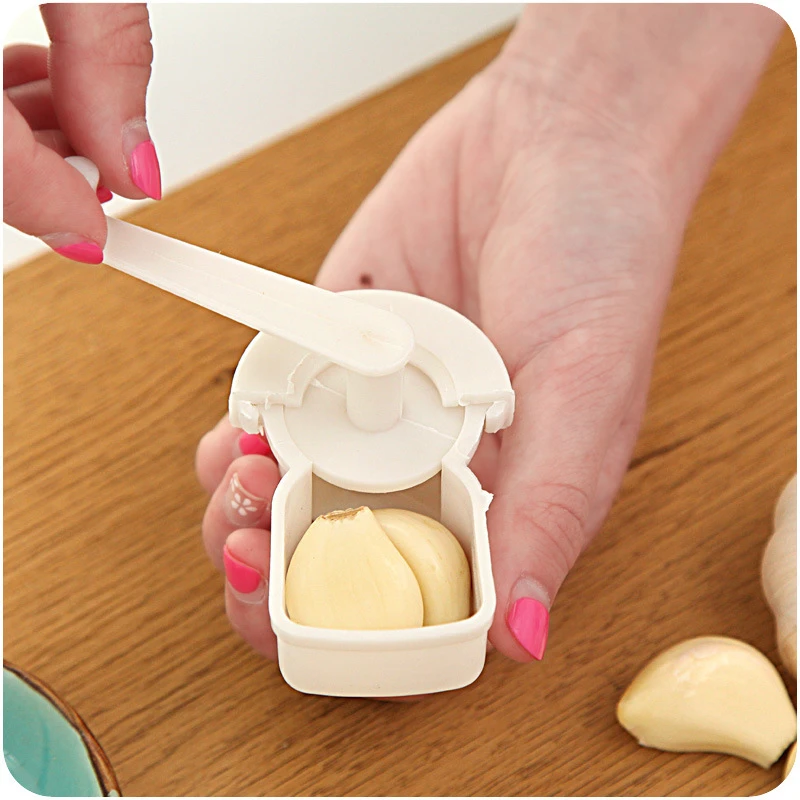 Home plastic garlic press creative kitchen manual pressure hand 9094