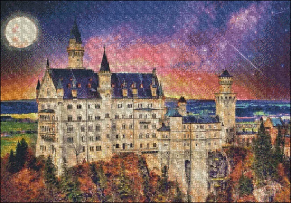 Counted Cross Stitch Kits Needlework Embroidery - Crafts 14 ct Aida DMC Color DIY Arts Handmade Home Decor - Once Upon A Time Counted Cross Stitch Kits Needlework Embroidery - Crafts 14 ct Aida DMC Color DIY Arts Handmade Home Decor - Once Upon A Time