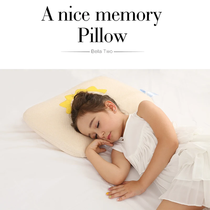 

Baby Memory foam material cotton surface comfortable infant shapable flat sleeping infant pillow on sale b-bpt002