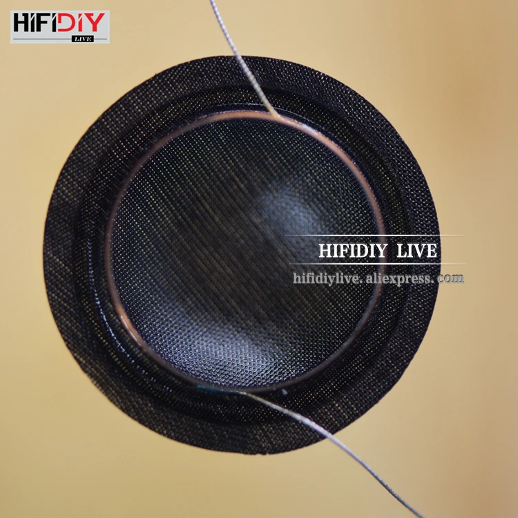 HIFIDIY LIVE 1 дюйм 25,4 мм 25,5 мм твитер звуковая катушка черная шелковая мембрана ВЧ динамик Ремонт Аксессуары 8 Ом 15 Вт diy запчасти