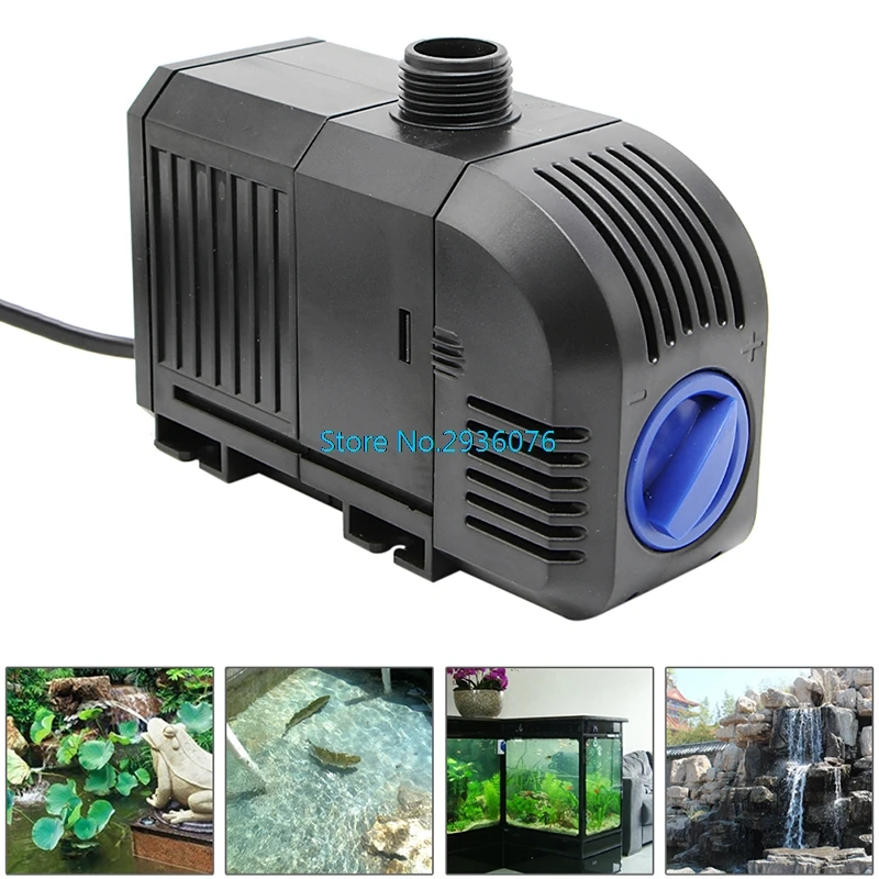 400GPH 1500L/h 25W Adjustable Submersible Water Pump Aquarium Fountain