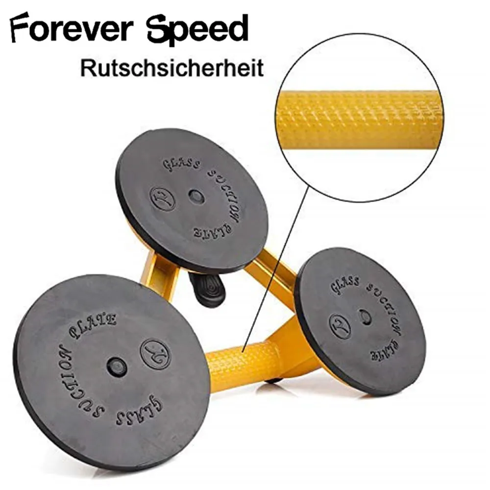 120Kg Heavy 2 X Aluminium Suction Triple Claw Suction Cup Triple Pad Sucker Plate Glass Lifter Carrier Tool Home Accessories 120Kg Heavy 2 X Aluminium Suction Triple Claw Suction Cup Triple Pad Sucker Plate Glass Lifter Carrier Tool Home Accessories