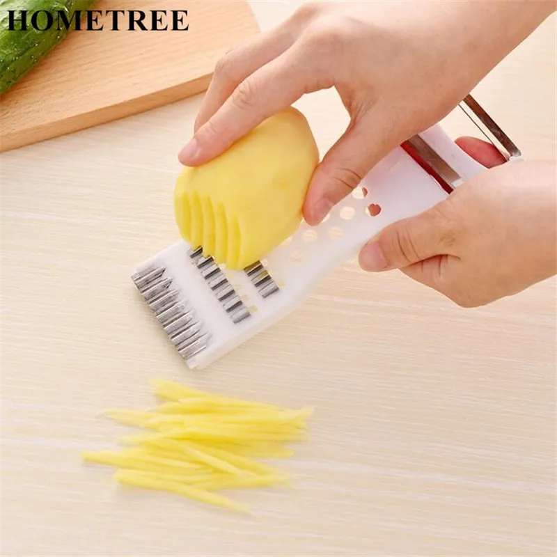 

HOMETREE Multifunction Vegetable Slicer Stainless Steel Cut Vegetables Grater Creative Kitchen Gadget Carrot Potato cutter H211