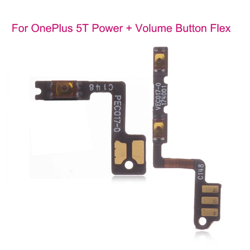 Witrigs Power Button Volume Button Flex Cable For OnePlus 33T 5 5T 6 6T 7 Pro Mute Volume Key Connector Ribbon Replacement (10)