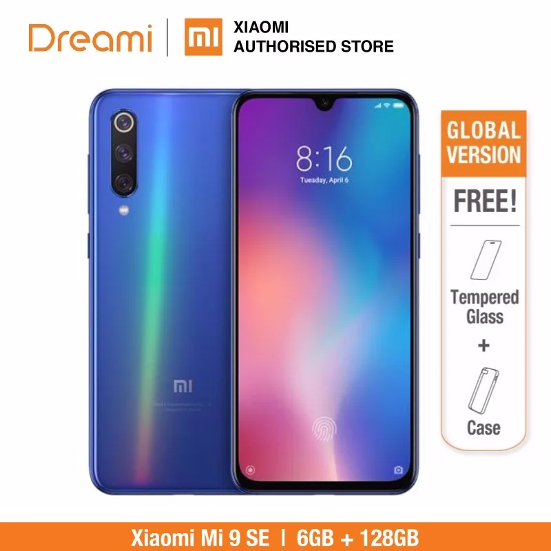 Ocean Blue Глобальная версия Xiaomi mi 9 SE 128 ГБ rom 6 Гб ram(абсолютно новая и запечатанная) mi9 SE 128 - Цвет: Ocean Blue