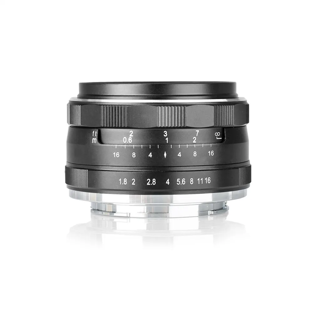 Meike 25 мм F1.8 ручная фокусировка Prime фиксированный объектив для sony E mount беззеркальная камера a6300 a6000 a6400 a6500 a7m2 a7 a7m3