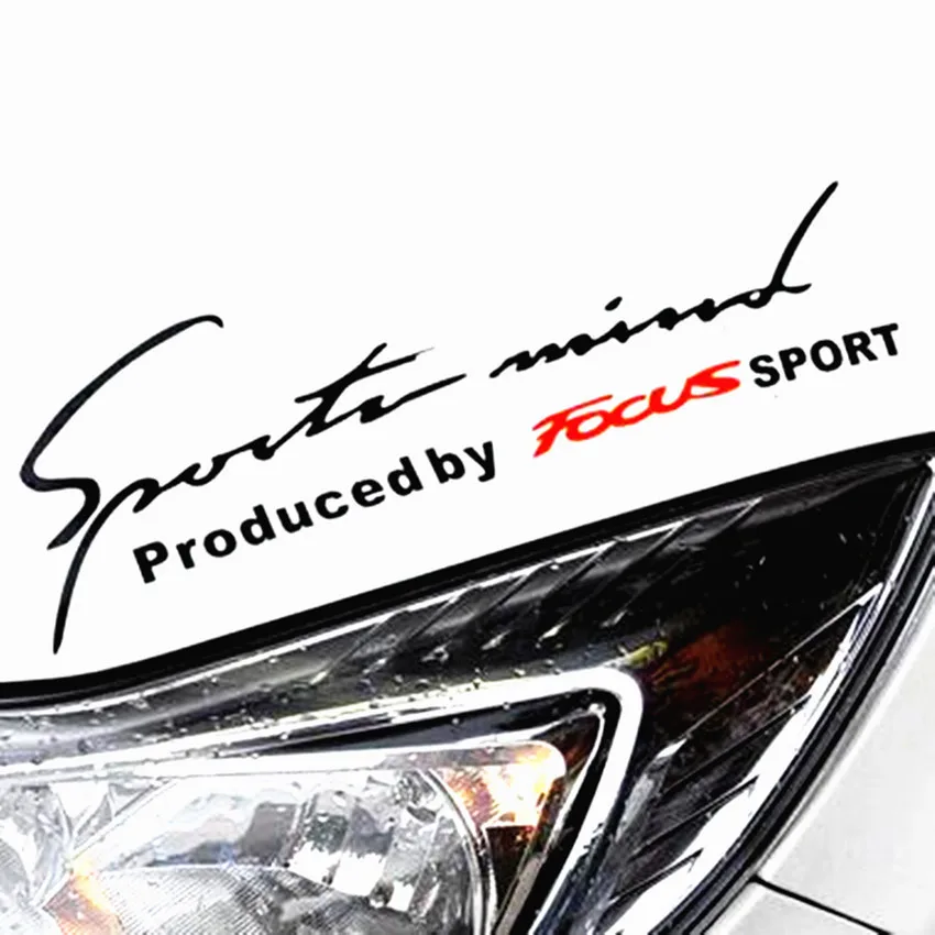 

New Produced by Sports PVC Waterproof Decal Car Light Window Trunk Sticker Styling For Ford focus 2 3 MK2 MK3 ST RS 2018 2017