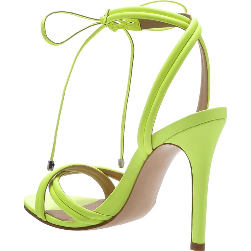 neon green heels size 11