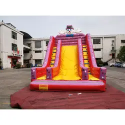 Уличная надувная большая гигантская горка надувная сухая горка для детская игровая площадка