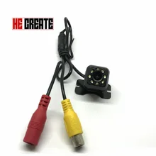 HE CREATE Waterproof 8 LED Night Vision Car CCD Rear View Camera Reverse Camera For Auto Parking Monitor car rear view camera