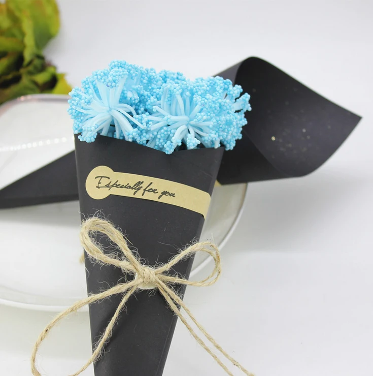 100-x-Wedding-Favors-Flower-Holder-Ice-Cream-Style-DIY-Kraft-Paper-Cones-Candy-Boxes-Party (2)