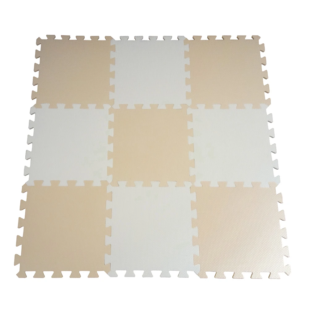 Детский мягкий коврик пазл из пены ЭВА 9 цветов 30x30x1 см|foam baby play mats|baby matplay mat |