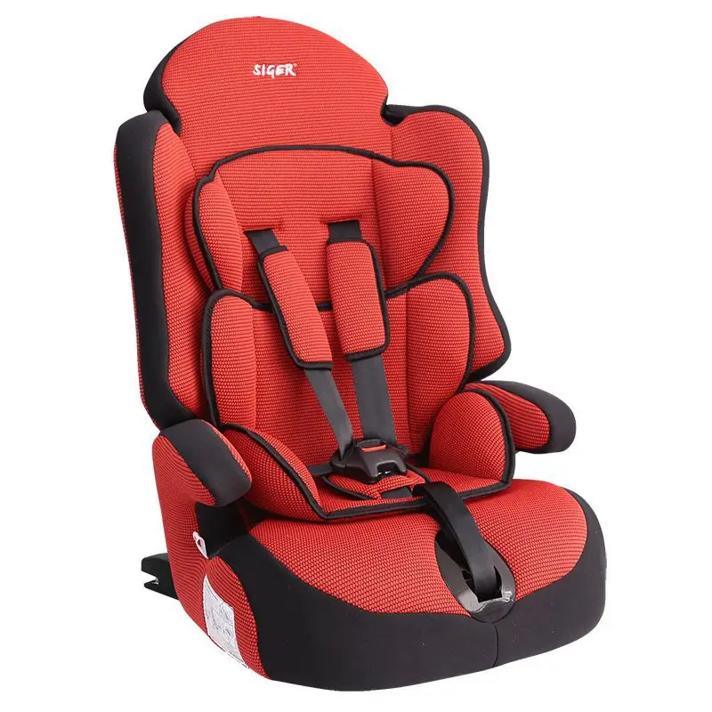 Детское автокресло Siger "Прайм ISOFIX" 1-12 лет, 9-36 кг, группа 1/2/3 - Цвет: Red