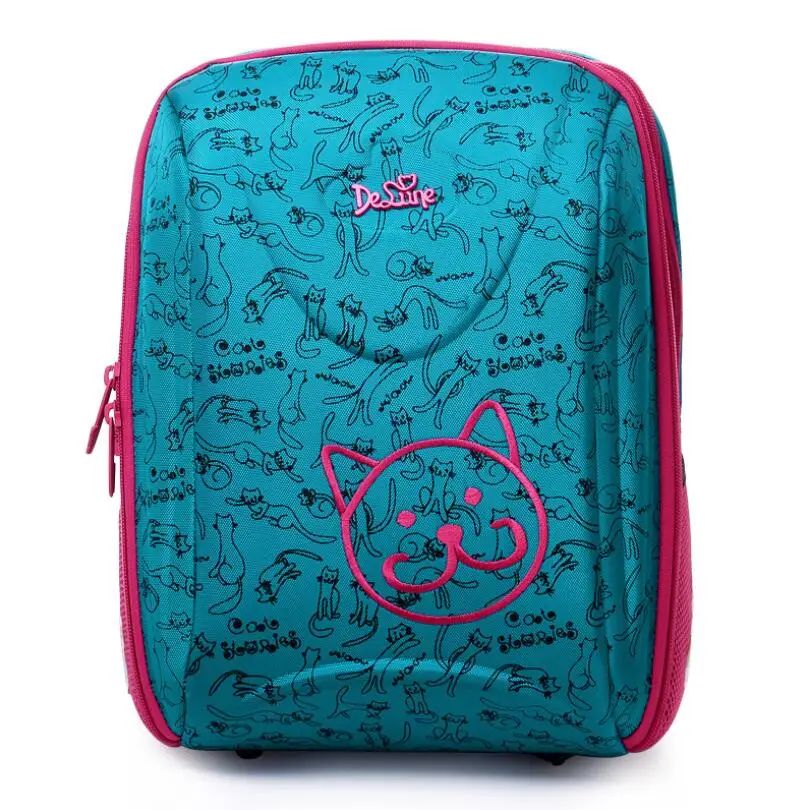 

DELUNE New Hard Shell EVA Children School Bags Girls Orthopedic Backpack Kids Bag Waterproof Schoolbags mochila infantil