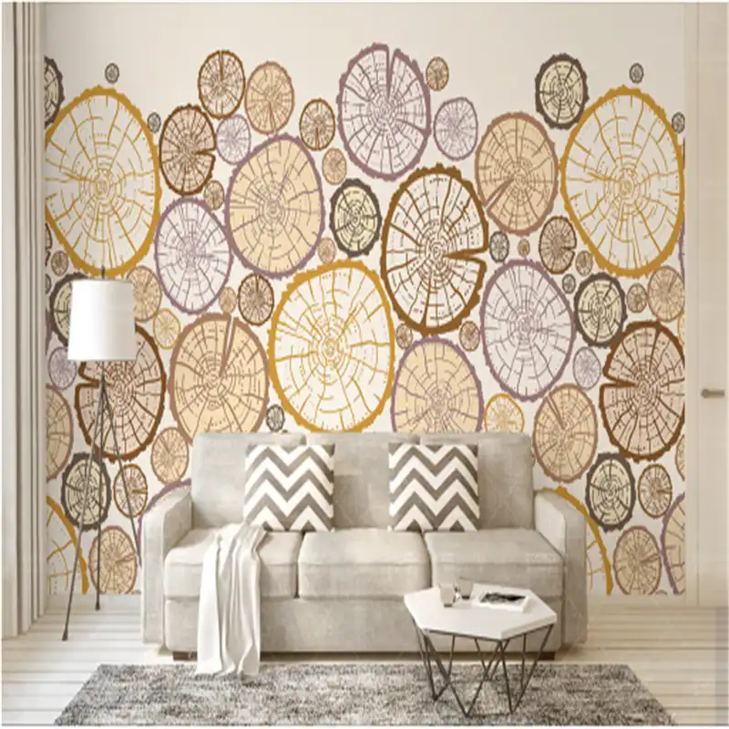 Papeles Pintados Vintage Para Paredes Arte Abstracto 3d Foto