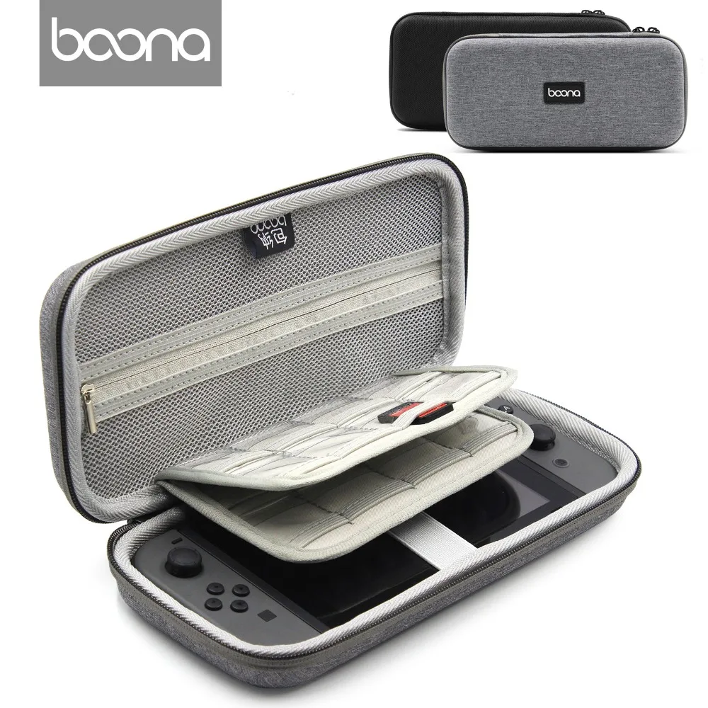 

Boona Portable Hard Shell Case for Nintendo Switch Waterproof EVA Carrying Storage Bag for Nintendo switch NS Console Access