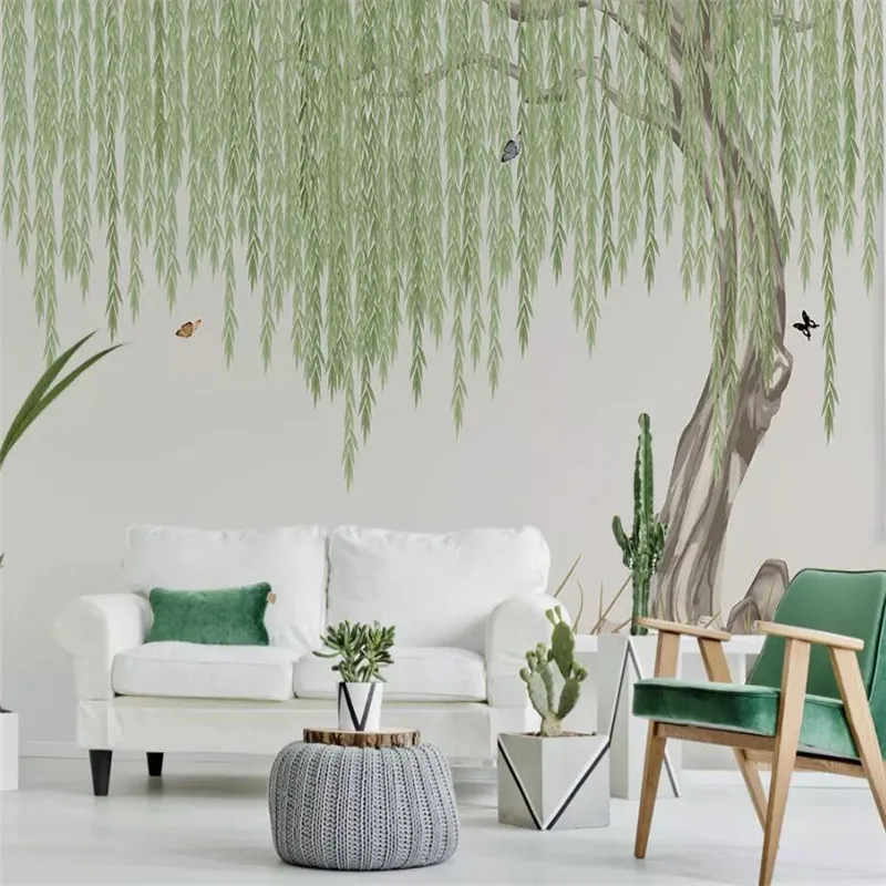 HD hand-painted warm spring green wall background professional production murals, wallpaper wholesale, custom poster photo wall HD hand-painted warm spring green wall background professional production murals, wallpaper wholesale, custom poster photo wall